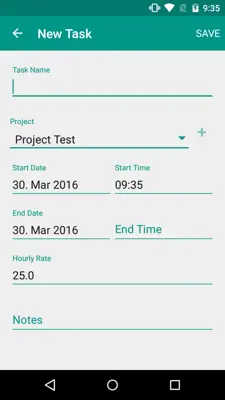 Smart Timesheet - Time Tracker with Invoicing android App screenshot 2